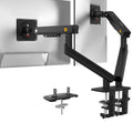 NB SmooVex™ Dual Monitor Mount, Dual Monitor Stand fits up to 32 Inch, Mechanical Spring Monitor Arm, VESA 75/100 mm, Model-A5C (Black)